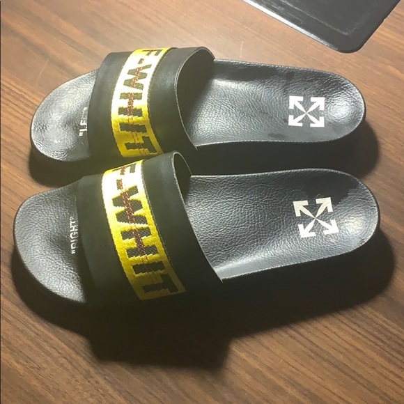 Off white slides